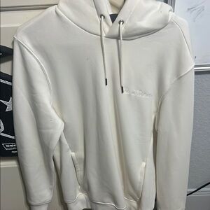 H&M White Sweatshirt Hoodie Soft Casual Fit